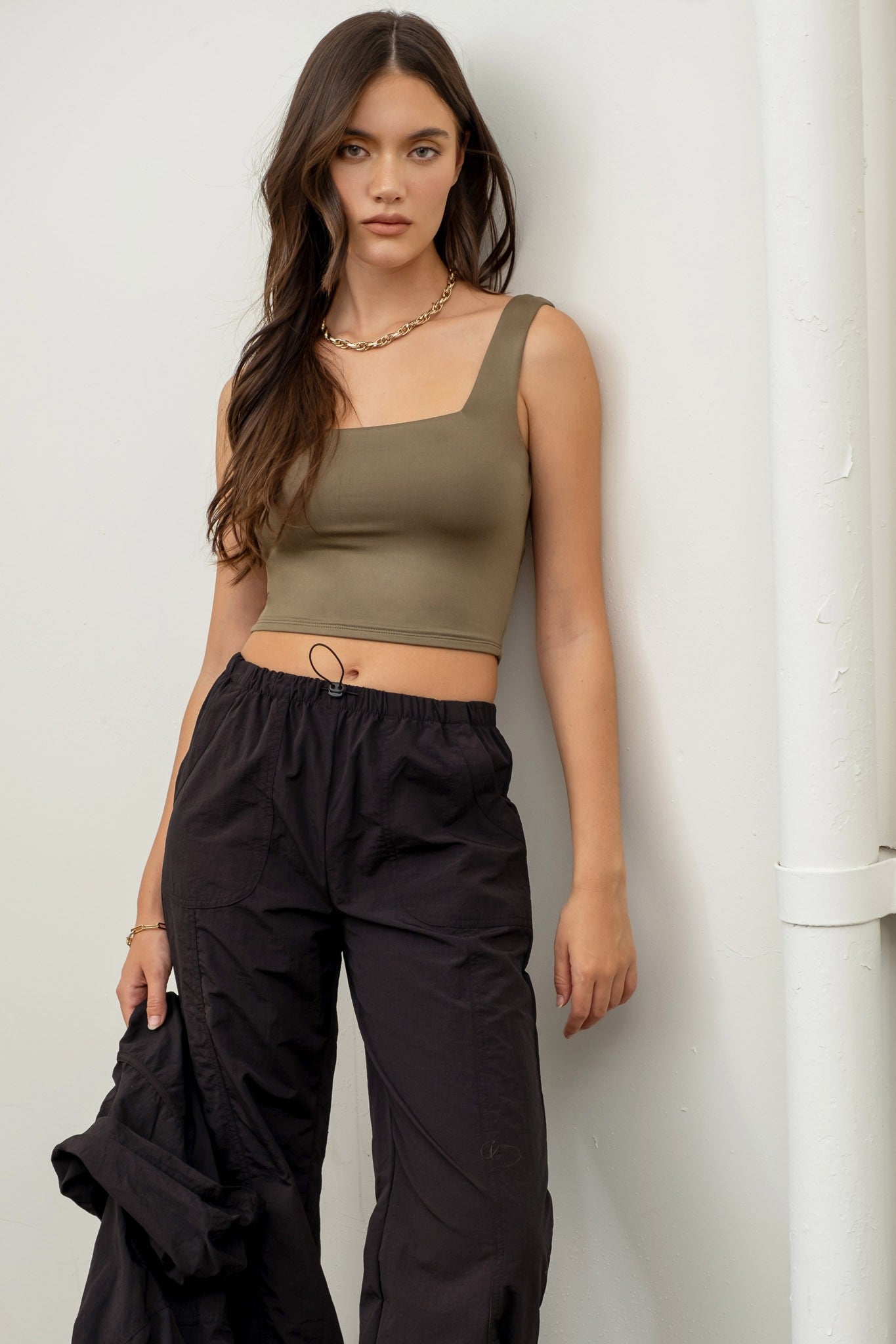 Square Up Cropped Tank - Multiple colors*