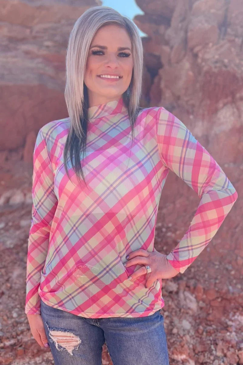 April Showers Mesh Top*