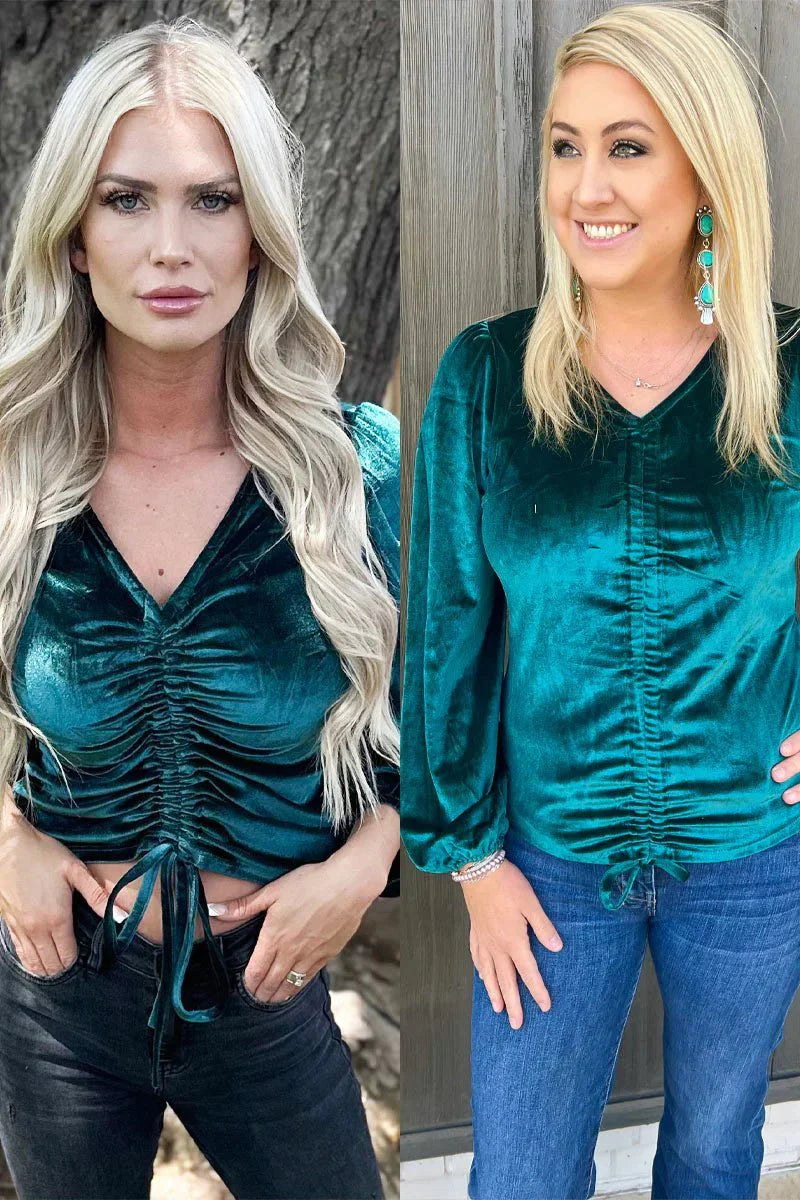 Plus Texas Twist Emerald Top