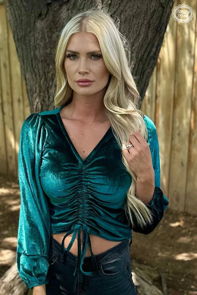 Plus Texas Twist Emerald Top