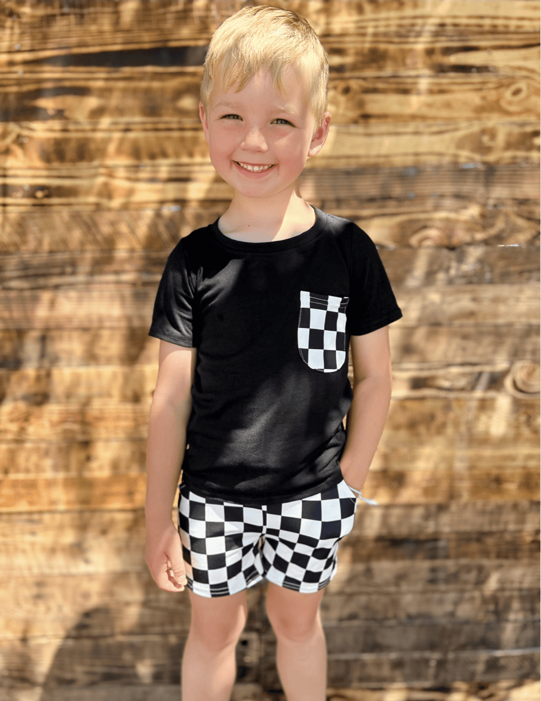 KIDS Checkered 2 piece set*