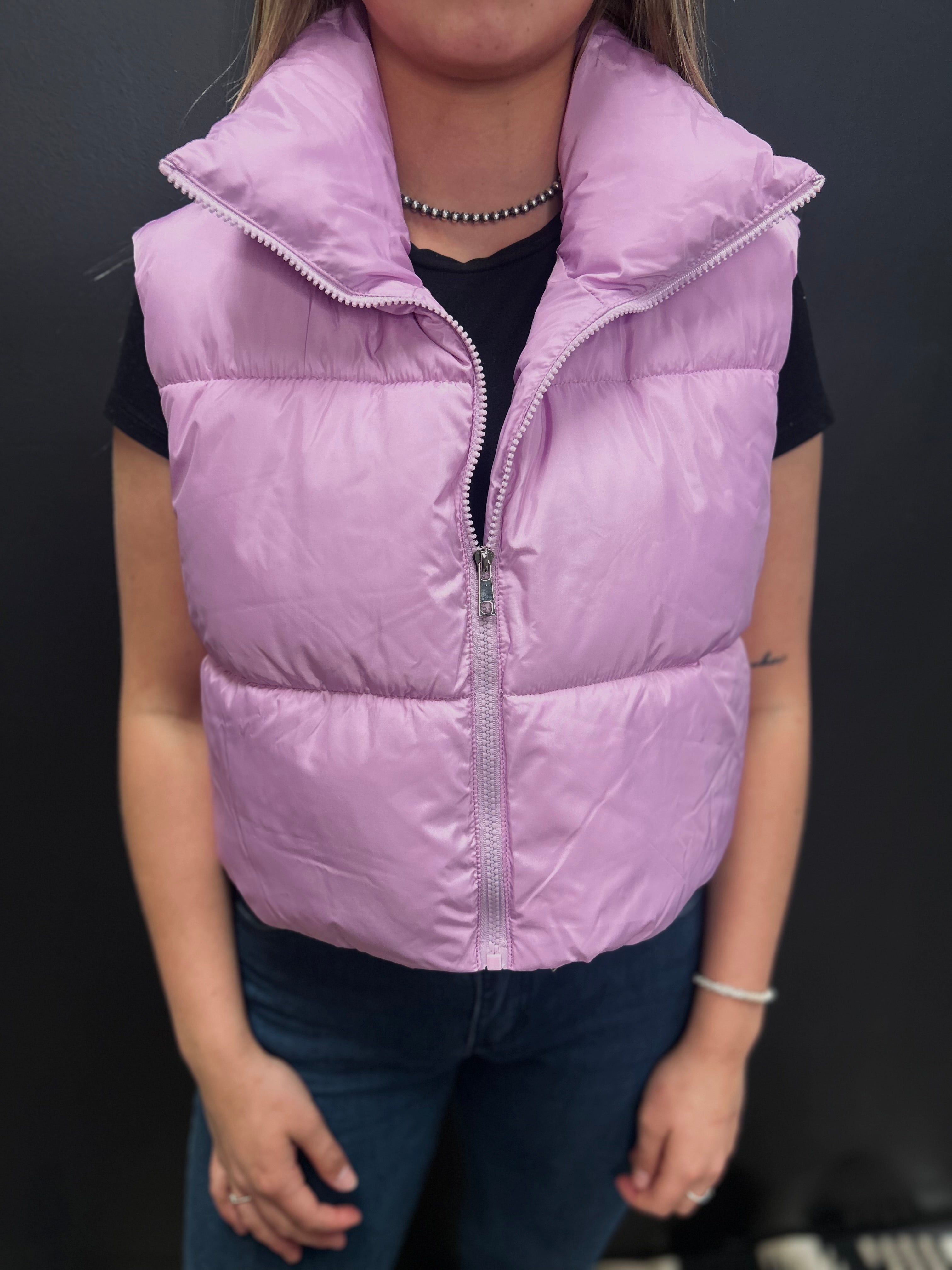 Puffer Cropped Vest*