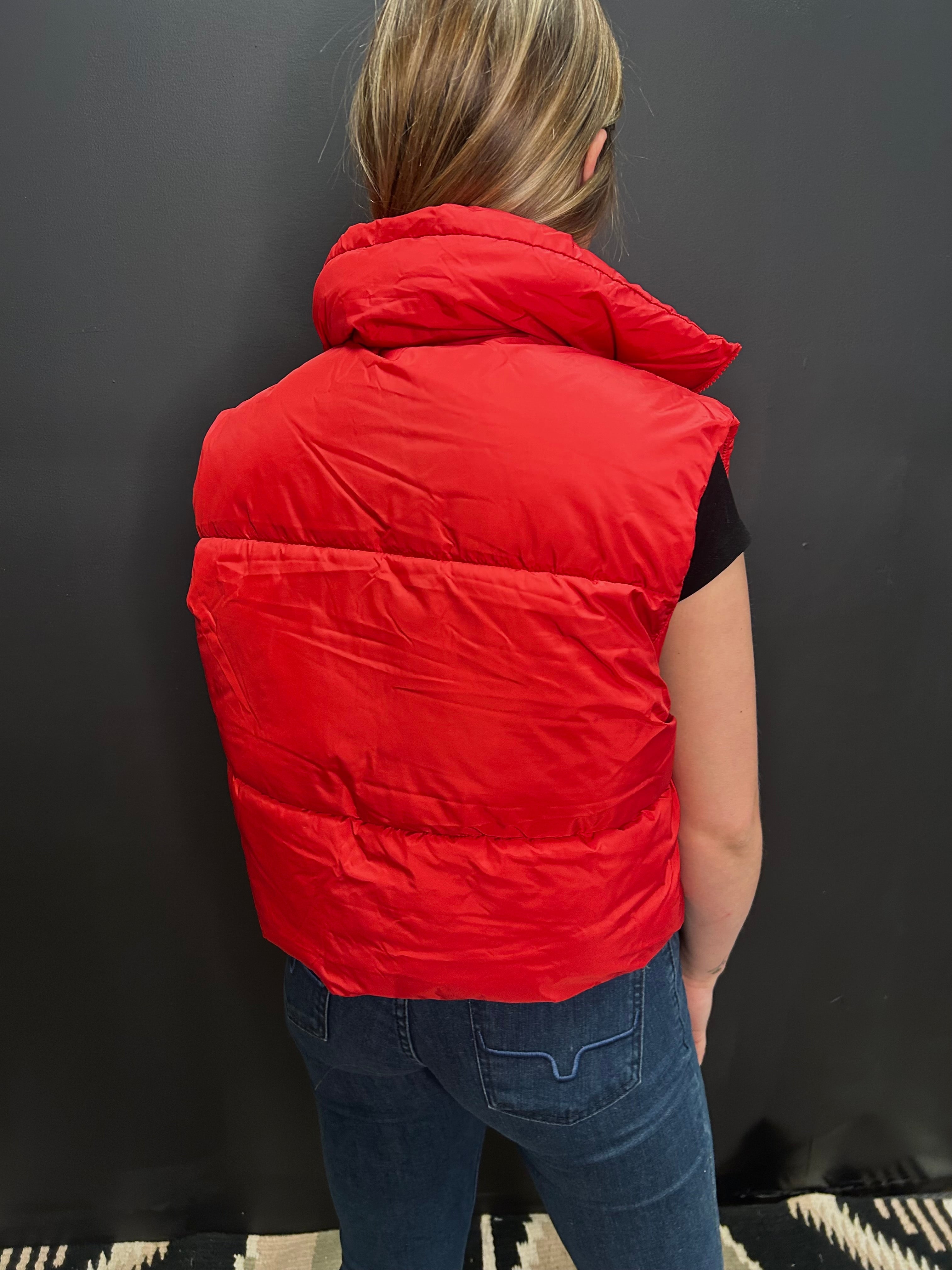 Puffer Cropped Vest*