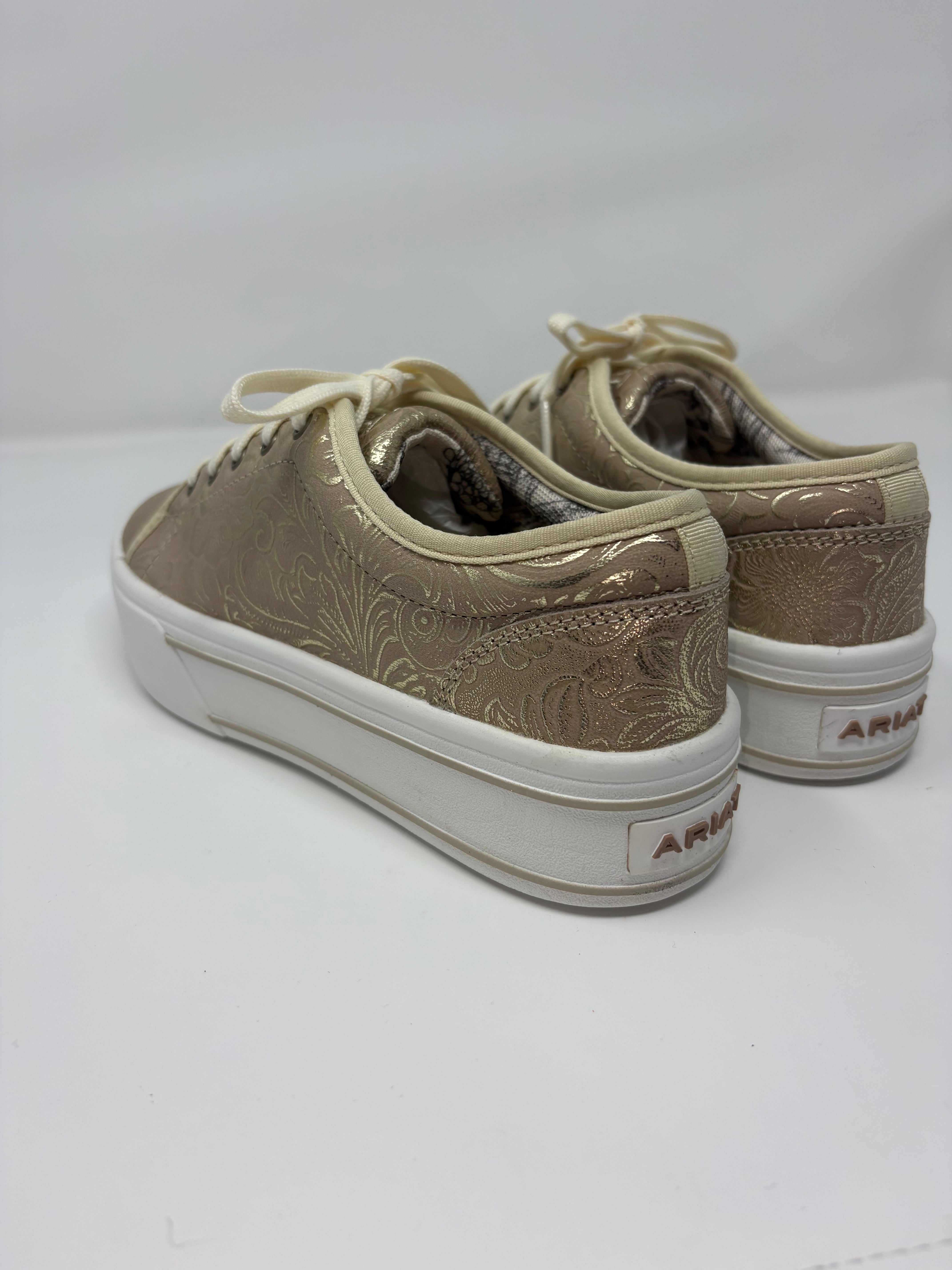 Women's Ariat Skylar Pearl Floral Embossed Shoes