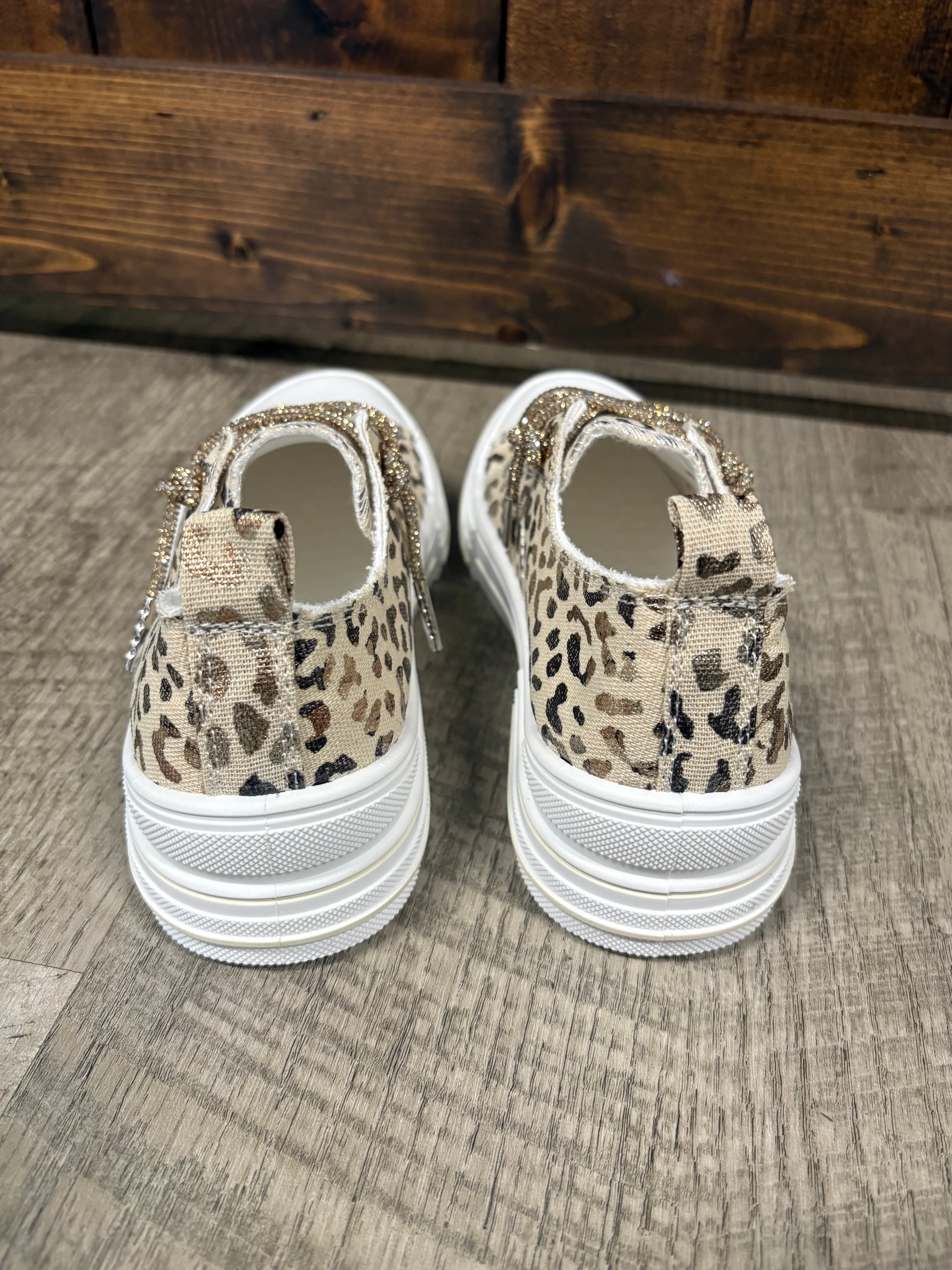Aman Natural Leopard Sneakers