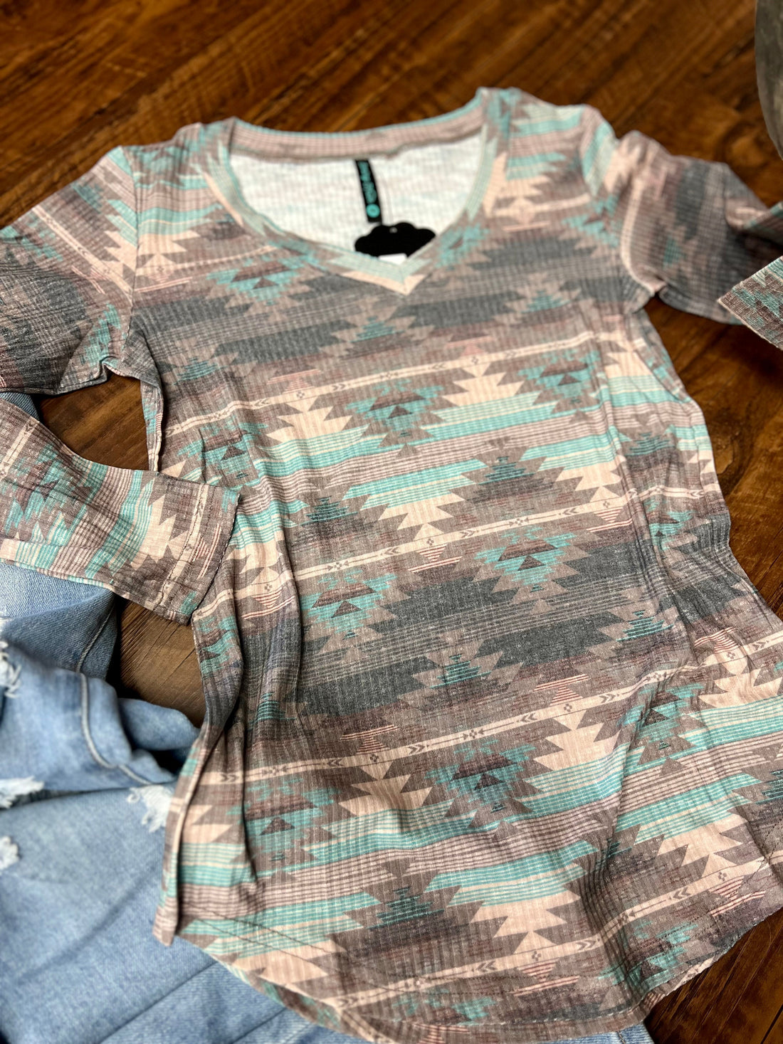 Burned Out Aztec Top*