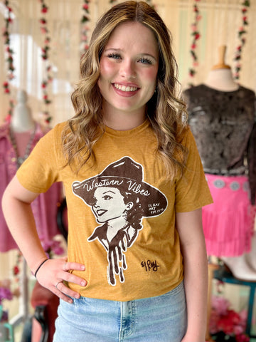 Mustard Western Vibes Tee