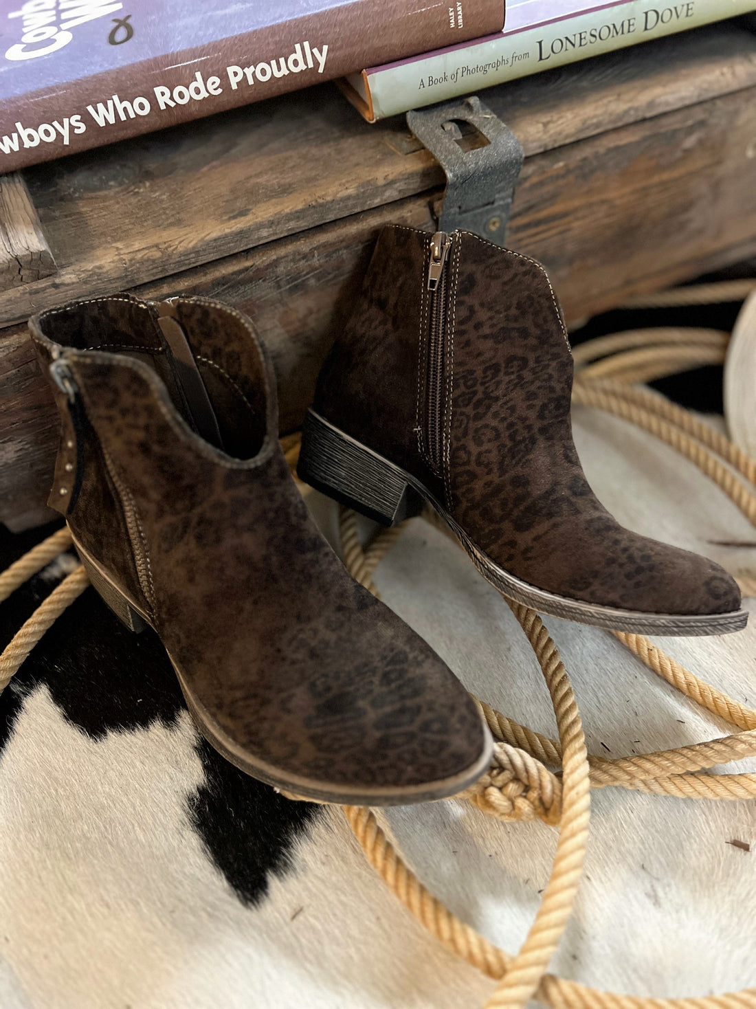 Charming Hidden Leopard Booties