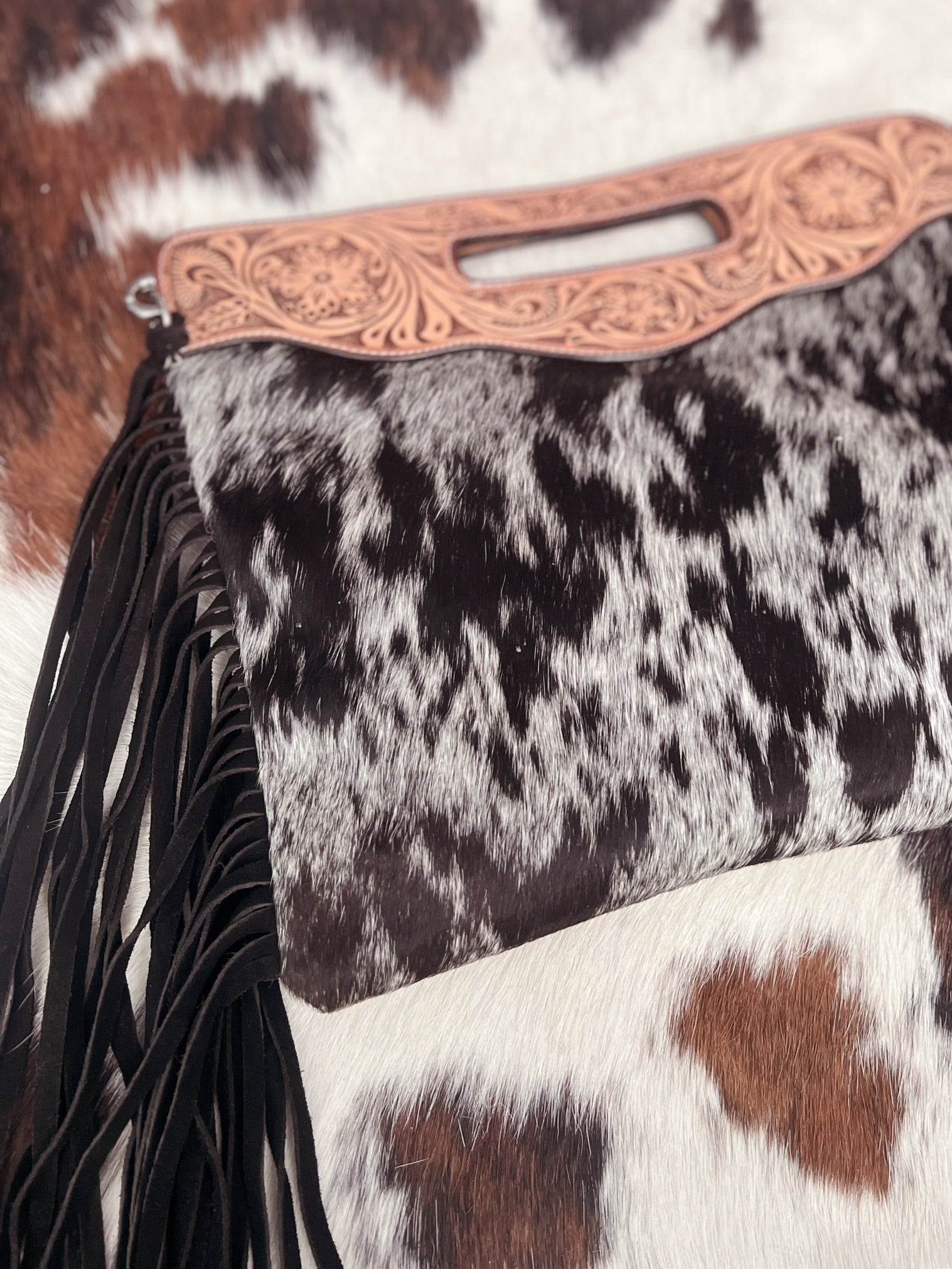 Holstein Heaven Clutch Bag