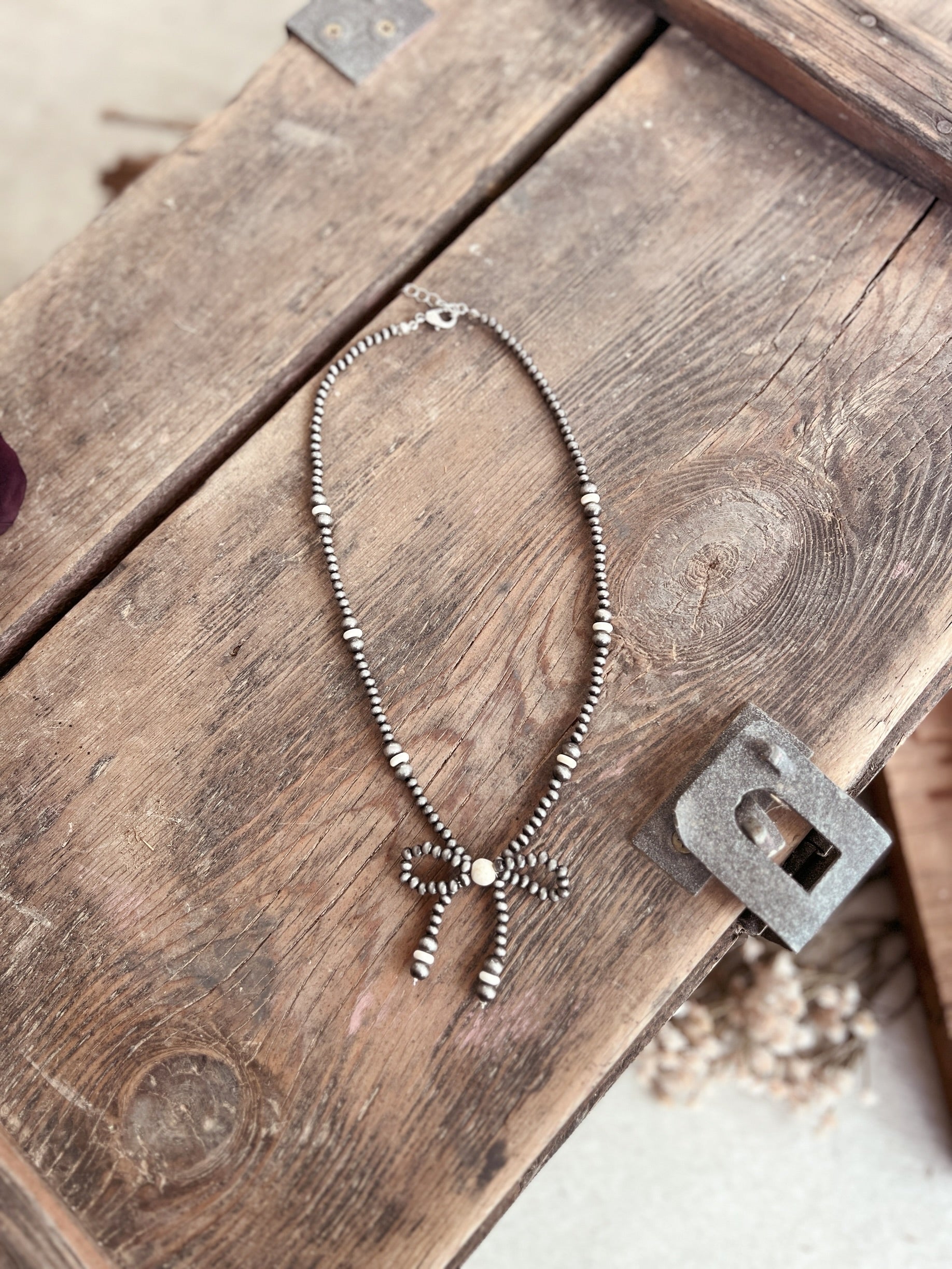 Western Style Navajo Inspired Bow Necklaces - 4 Colors