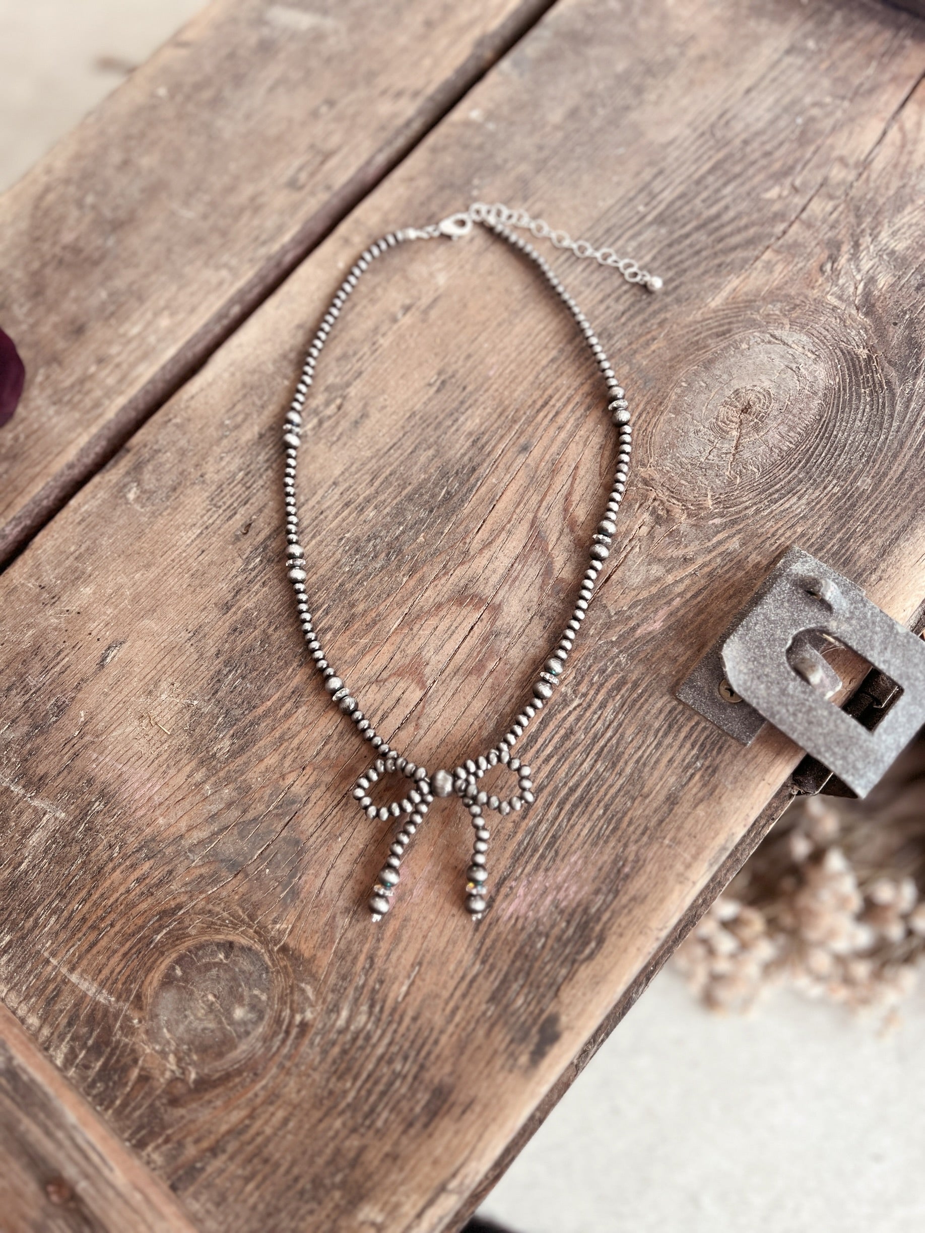Western Style Navajo Inspired Bow Necklaces - 4 Colors