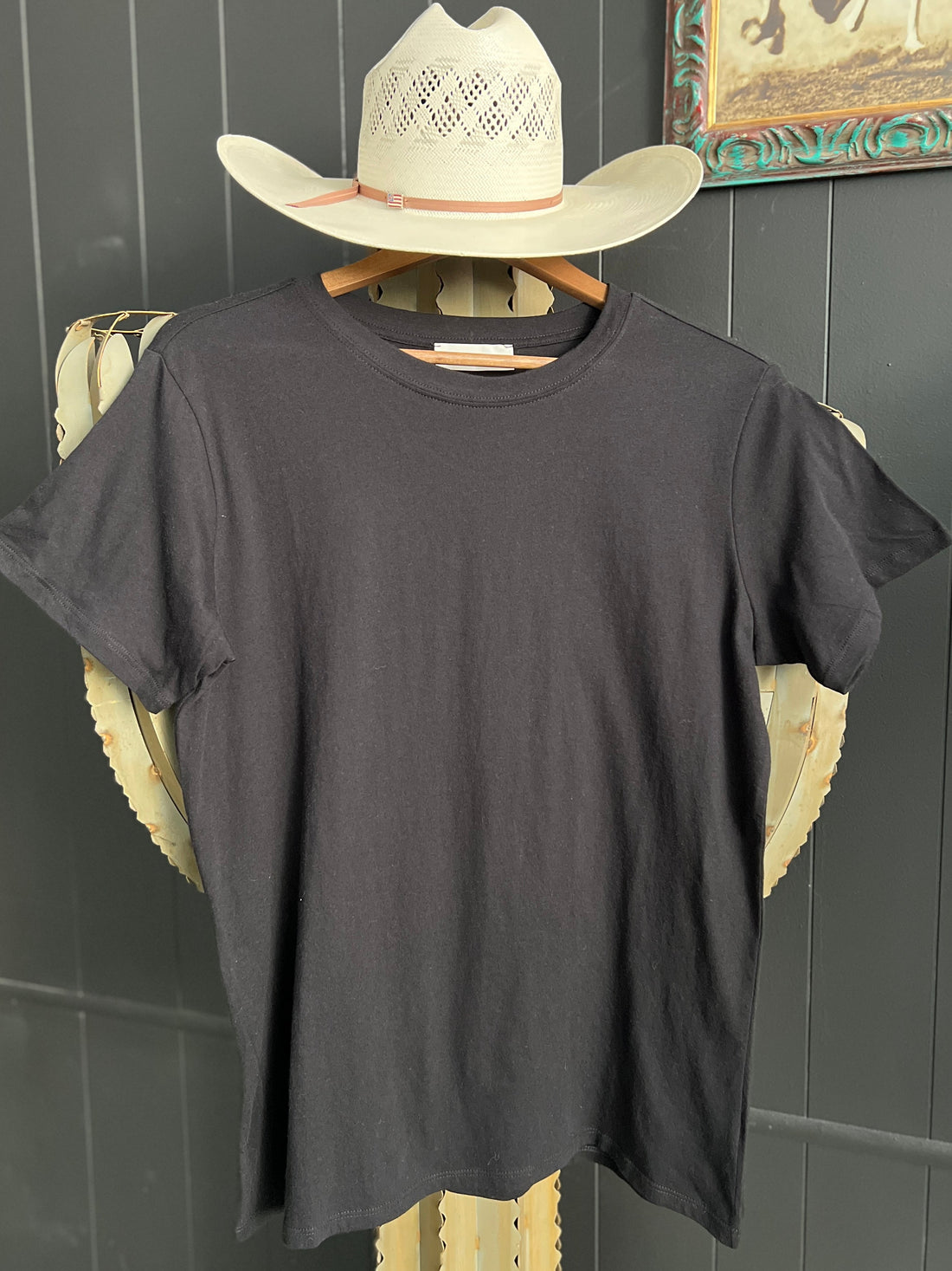 Zenana Cotton Boyfriend Round Neck Basic Tee