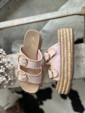 Miim Heidi Pink Platform Sandals*