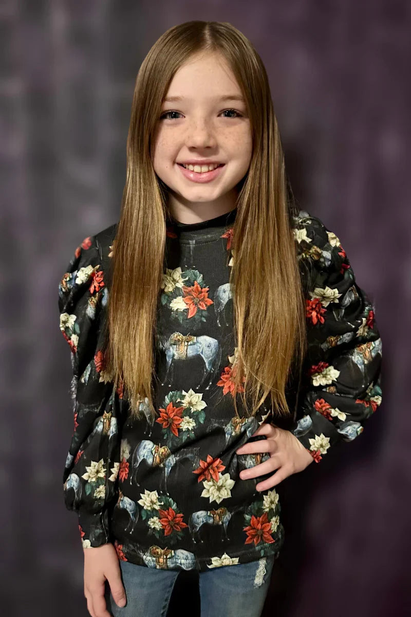 KIDS Sterling Kreek Roan In Bloom Top