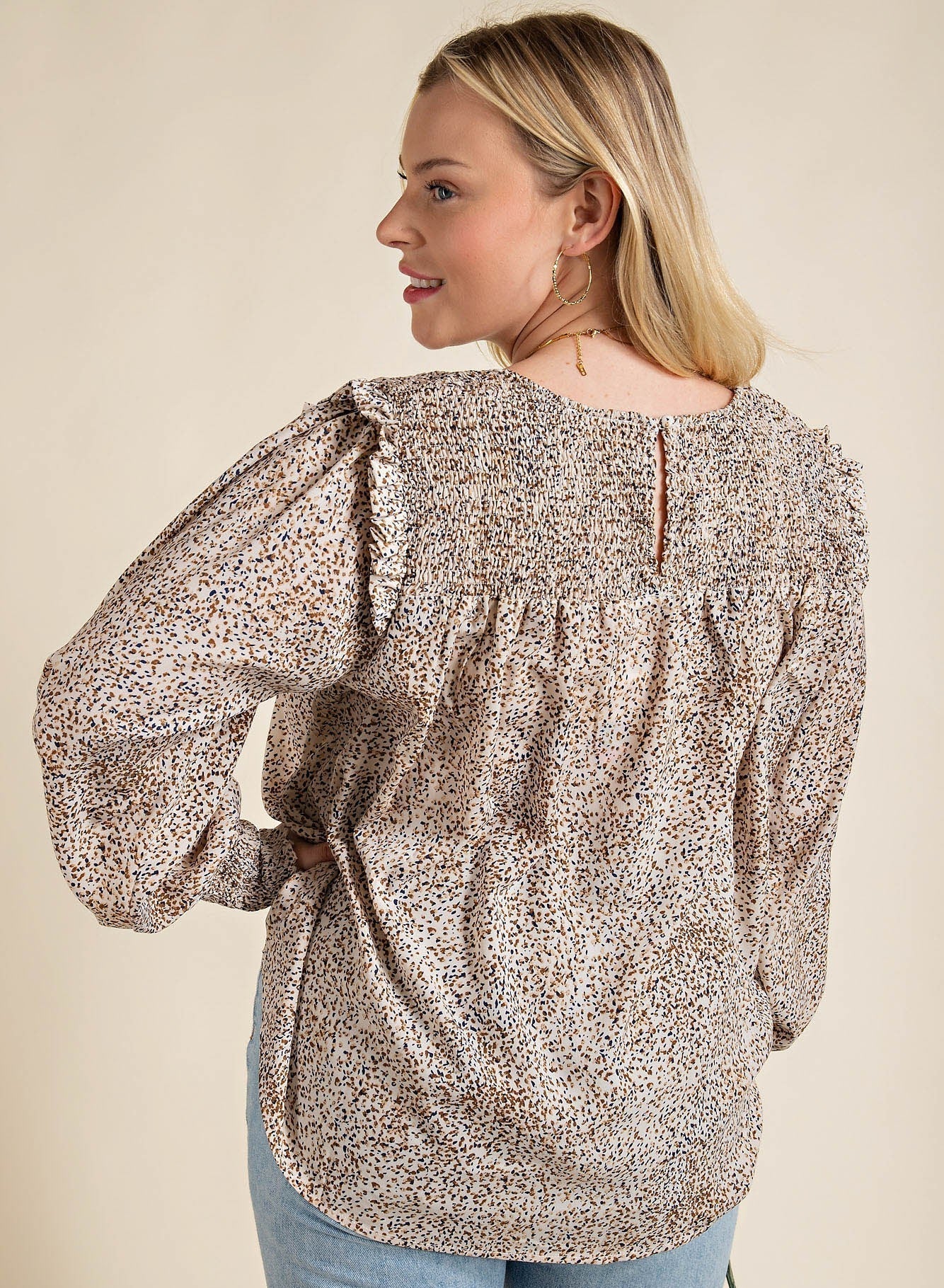 Plus Spotted New Yorker Top*