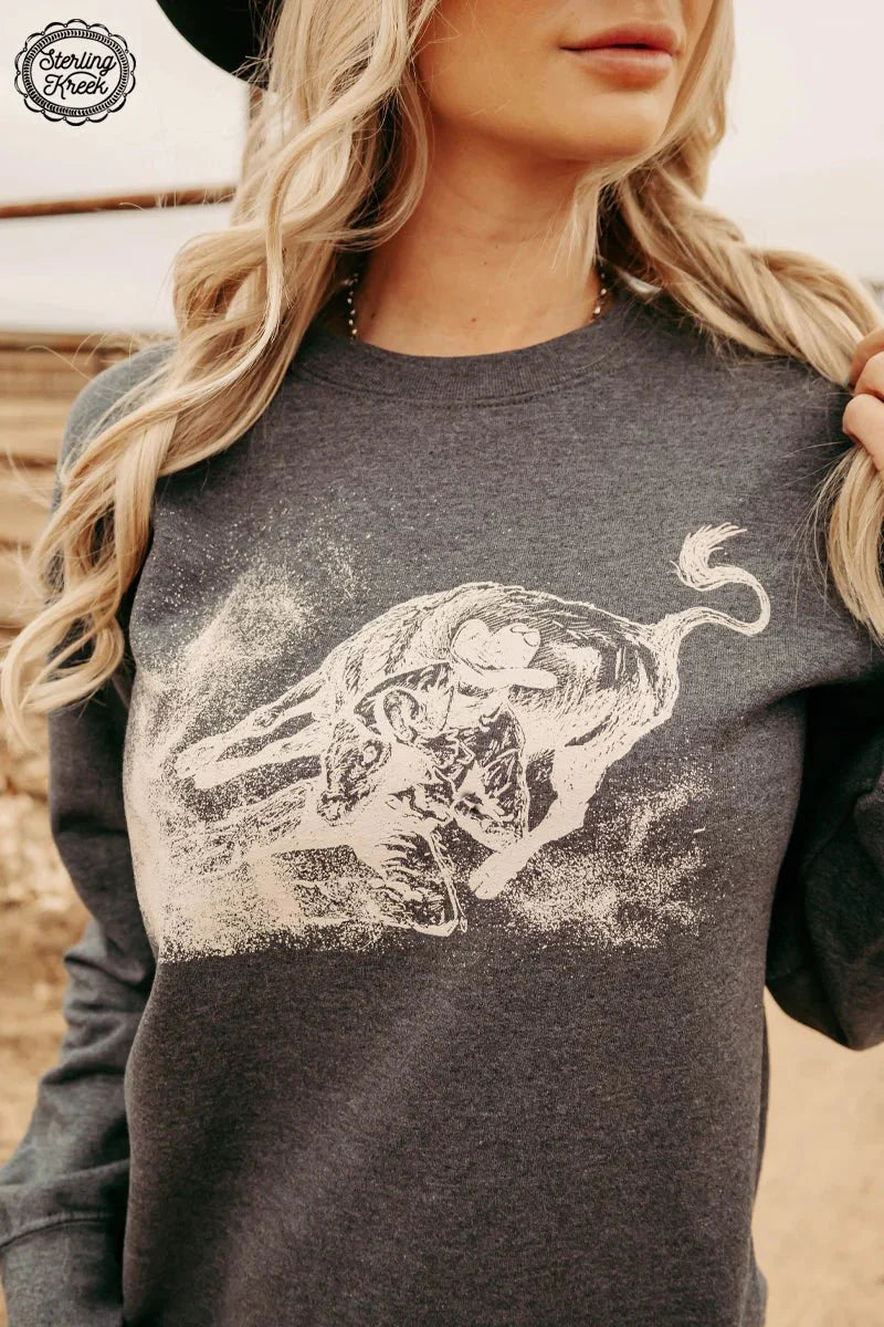 PLUS Steer Wrestler Sweatshirt