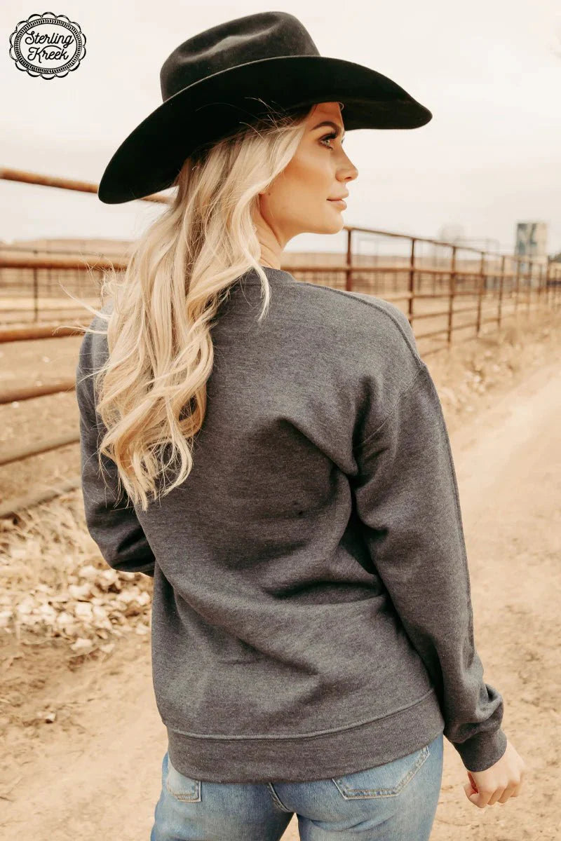 PLUS Steer Wrestler Sweatshirt