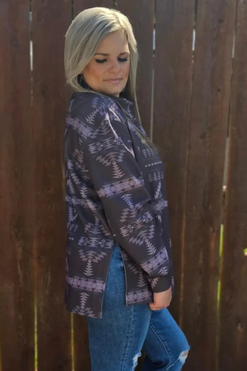 Sterling Kreek Berlin Aztec Mock Neck