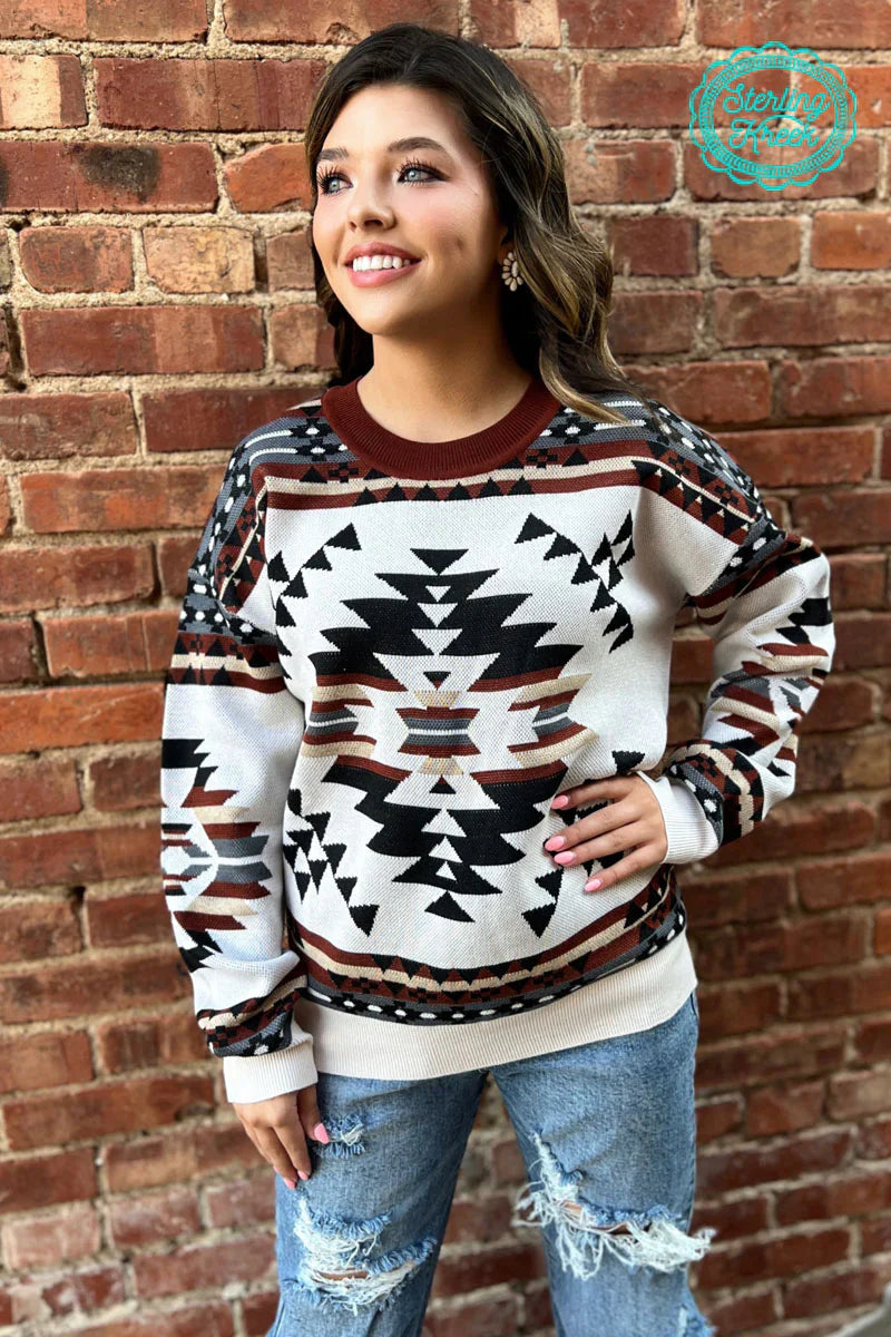 Sterling Kreek Lean On Me Knit Sweater