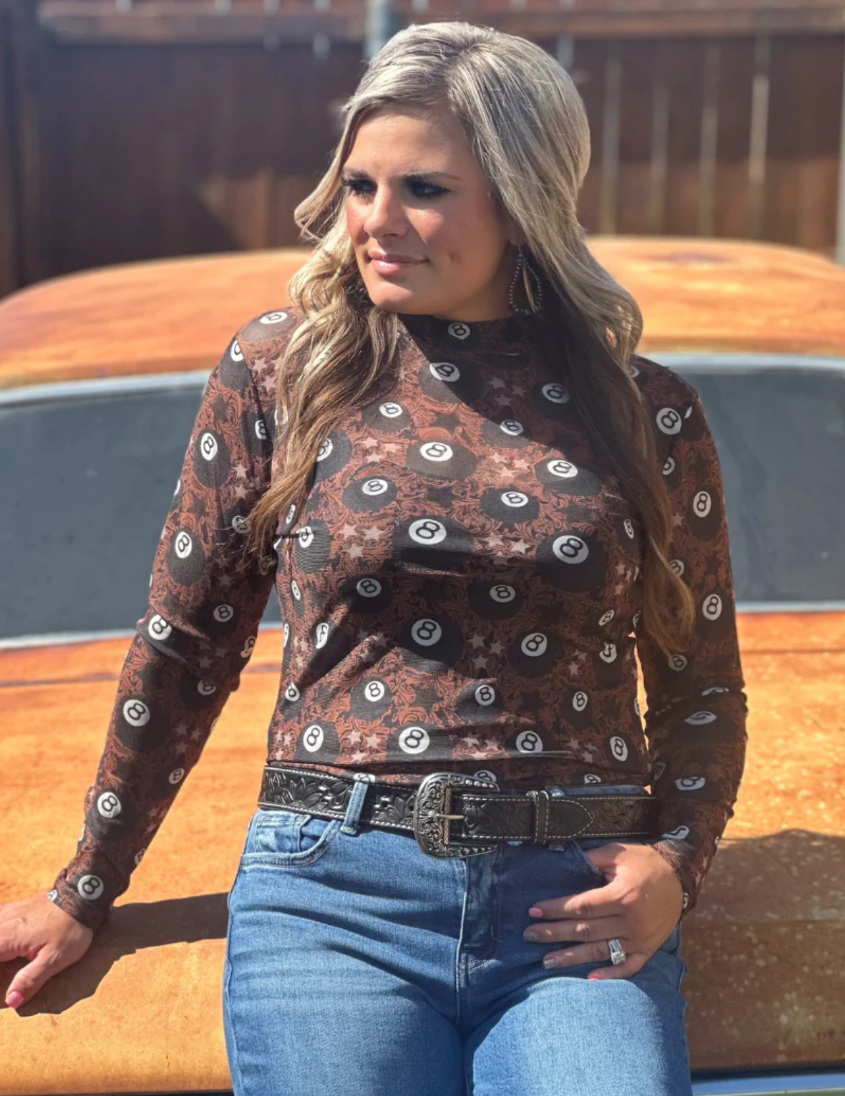 Sterling Kreek Lucky Shot Mesh Top
