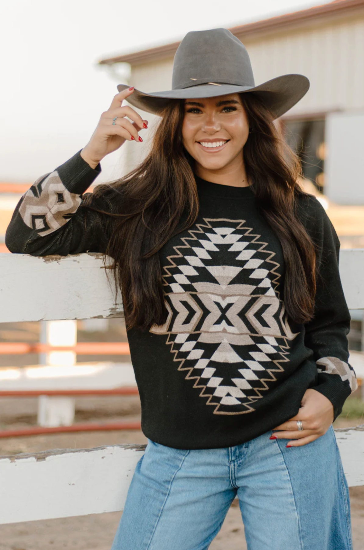 Sterling Kreek Night Aztec Sweater
