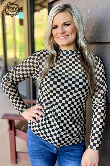 Sterling Kreek Sassy Saints Mesh Top
