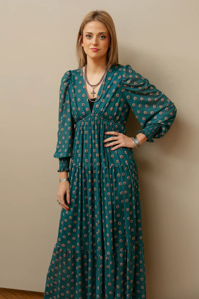 Sterling Kreek Cowgirl Dotty Dress