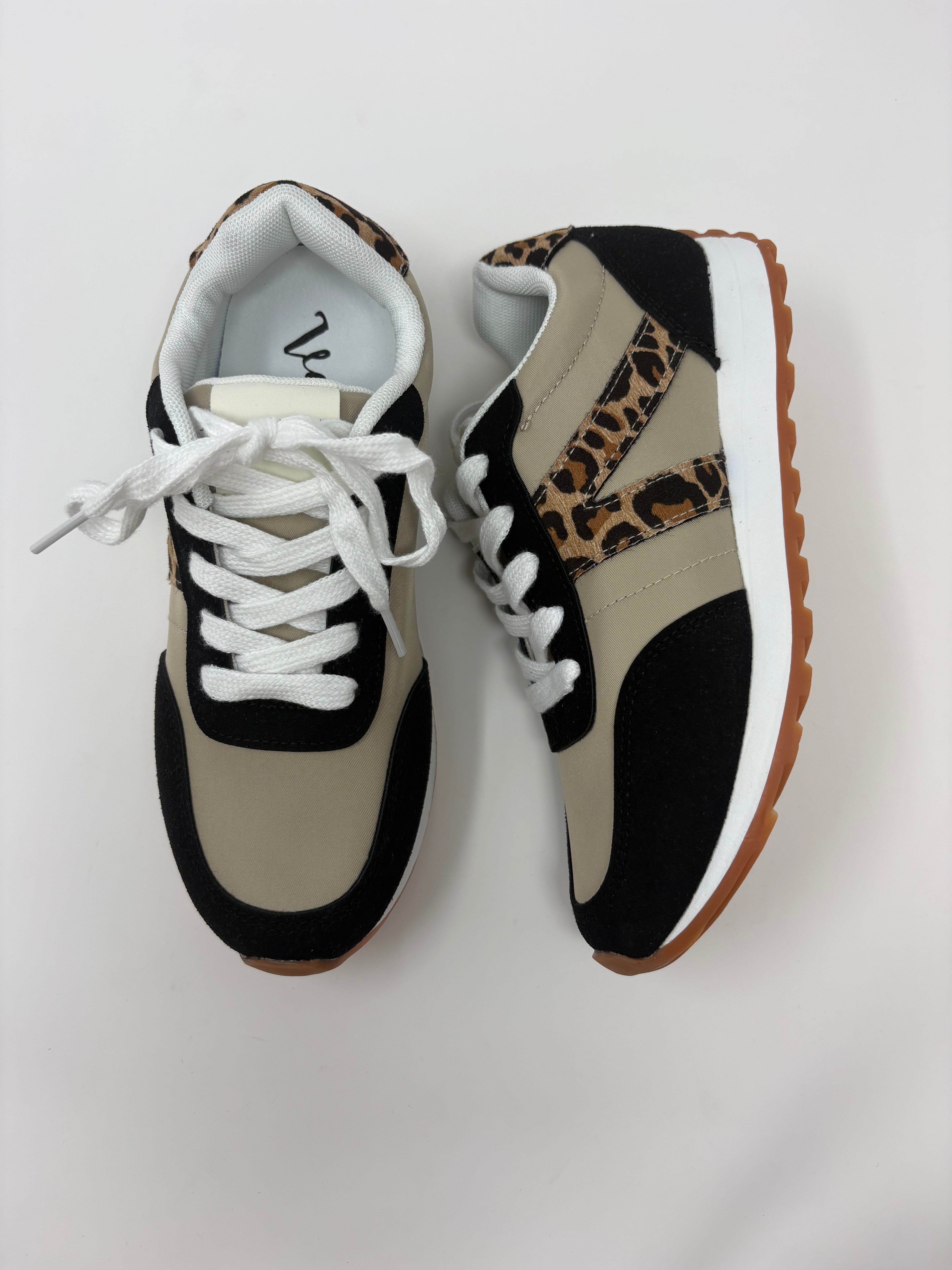 Very G Joel Black Leopard Sneakers
