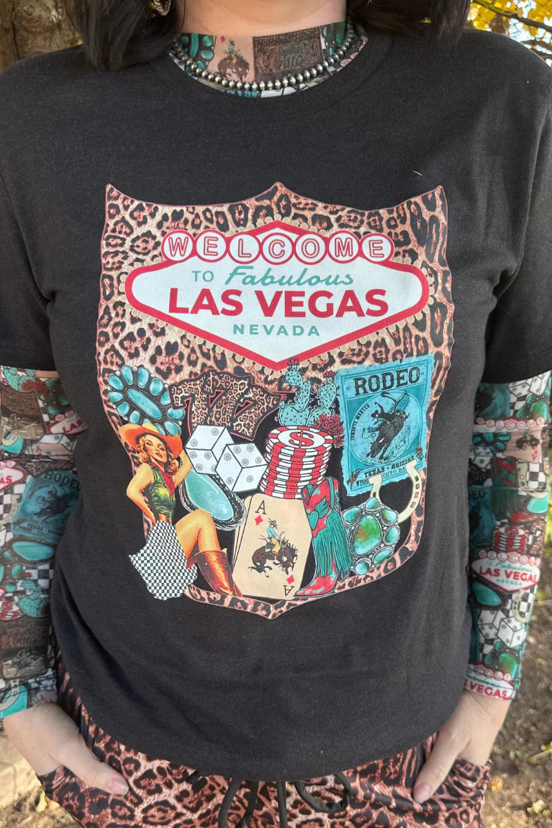 Sterling Kreek Viva Las Cowgirl Mesh Top