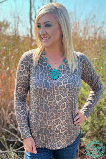 Plus Cheetah Chic Top