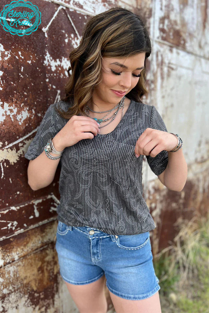 PLUS Sterling Kreek Rodeo Roundup Top
