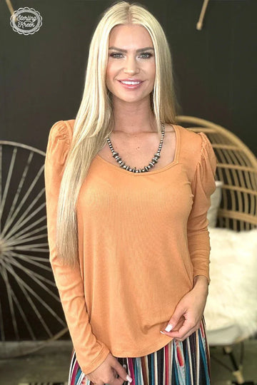 Something Classy Butterscotch Top