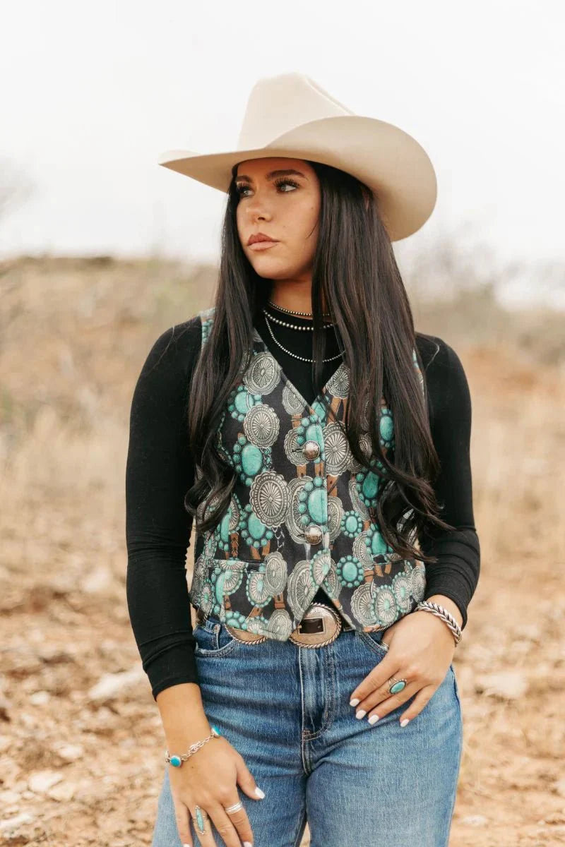 Sterling Kreek Concho Queen Vest