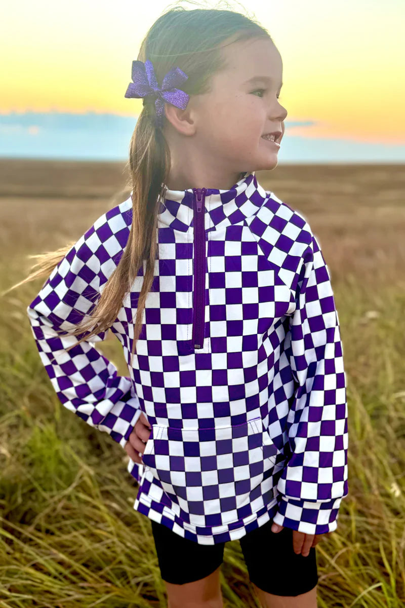 KIDS SK Purple Pep Rally Pullover