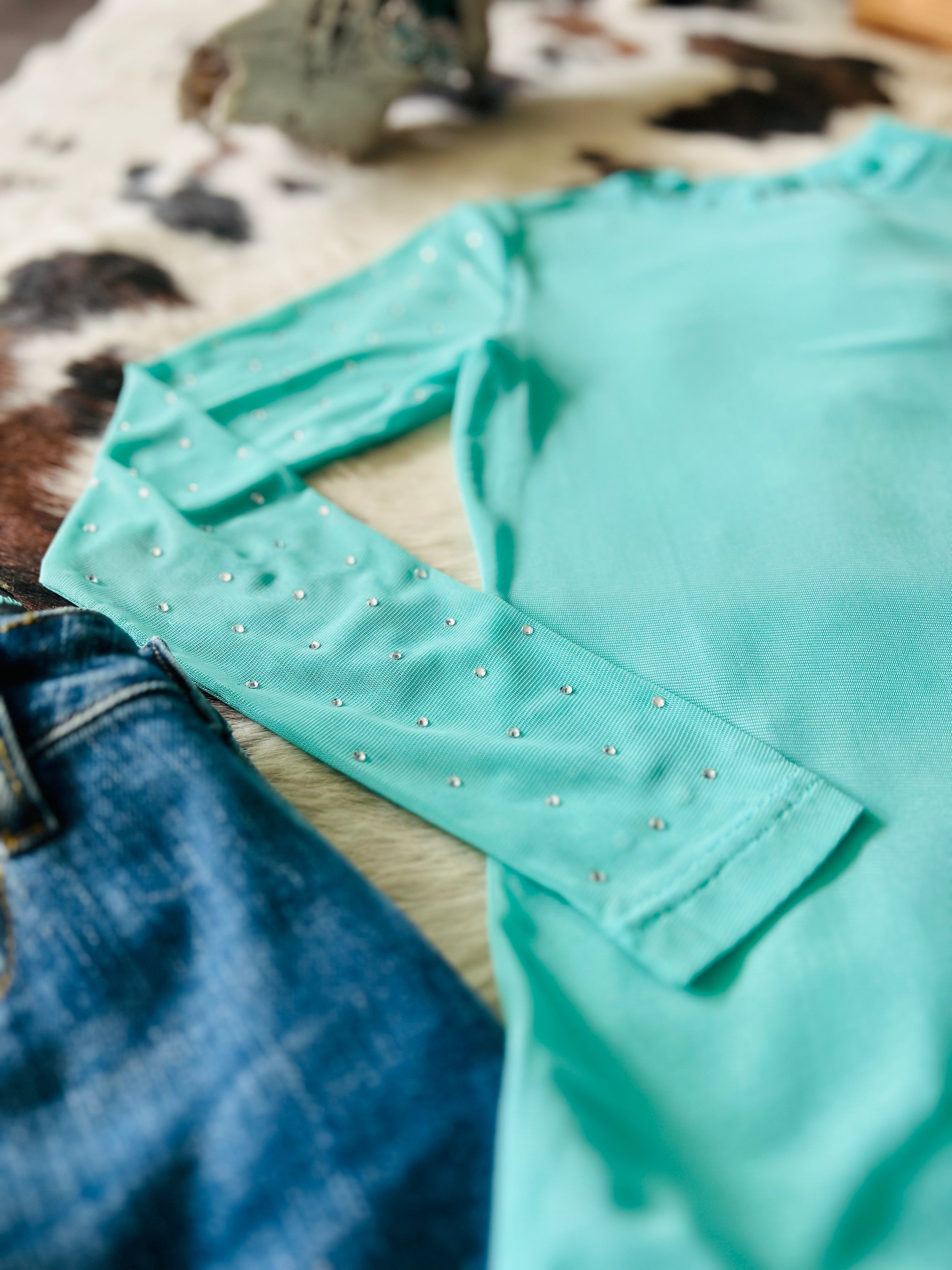 Turquoise Trouble Top