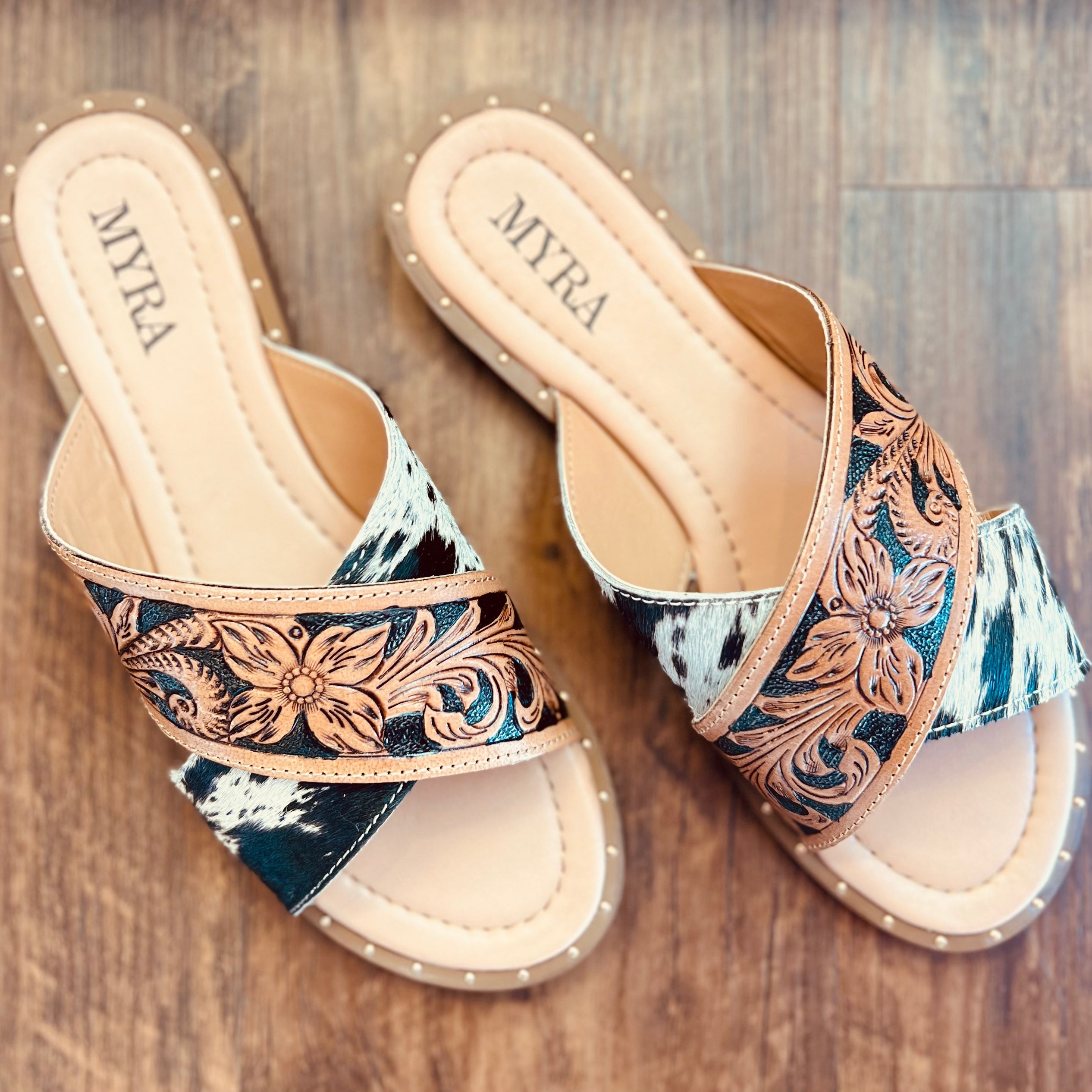Chappy Western Hand Tooled Sandals*
