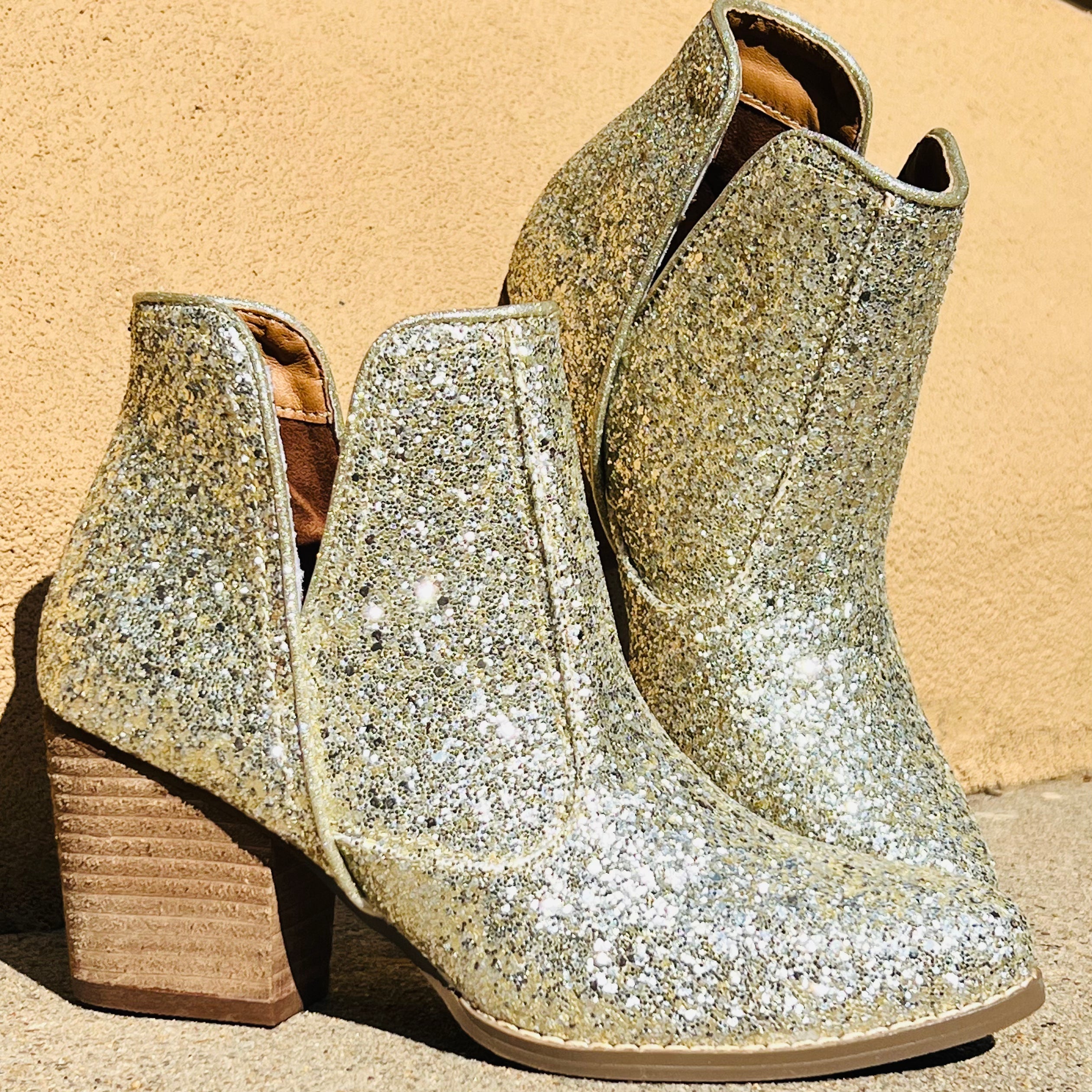 Fiera Gold Booties*