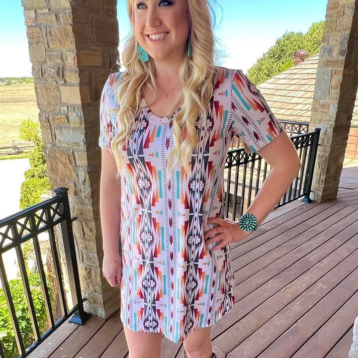 Sunday Morning T-Shirt Dress