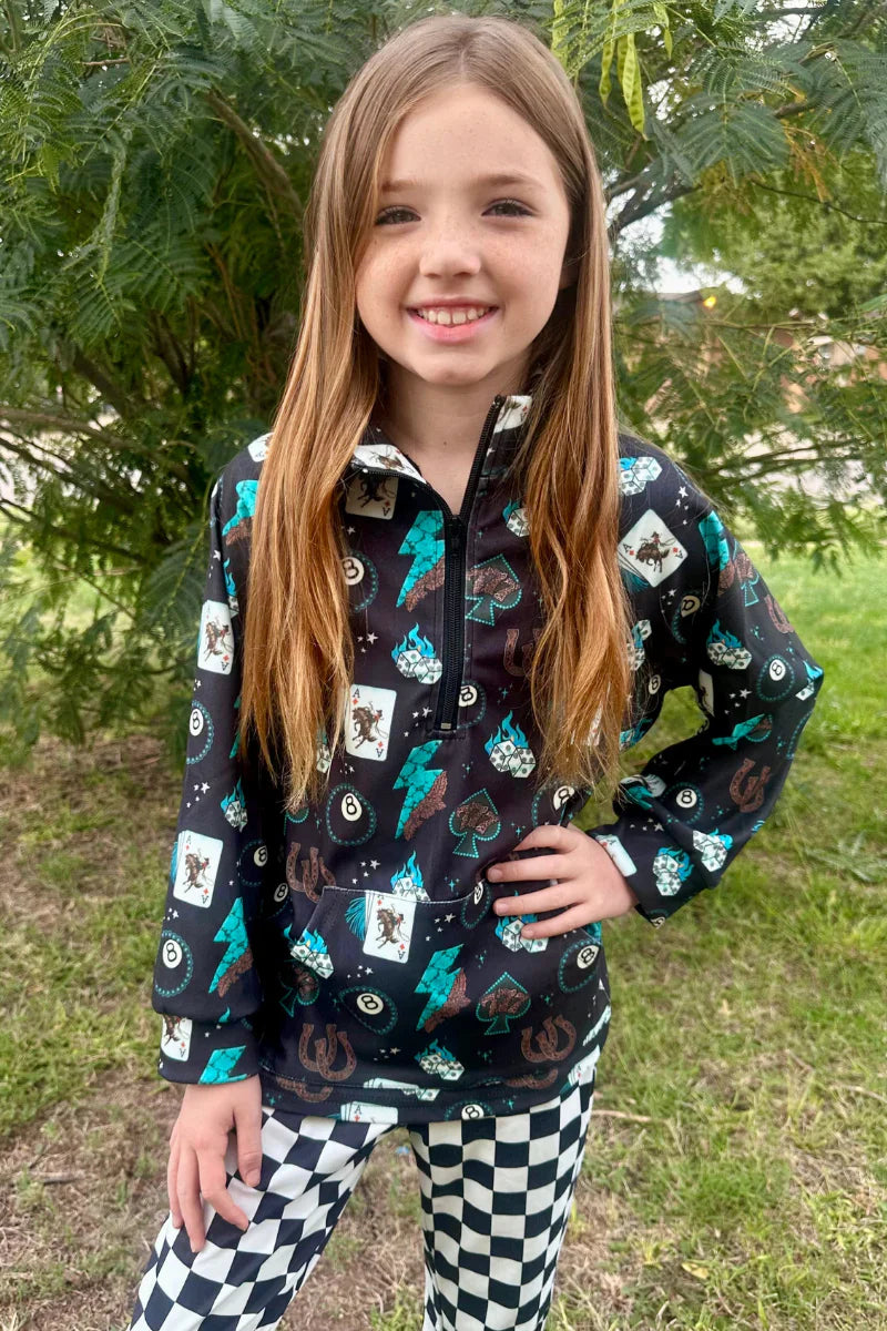 KIDS Sterling Kreek Cowgirl Charm Pullover