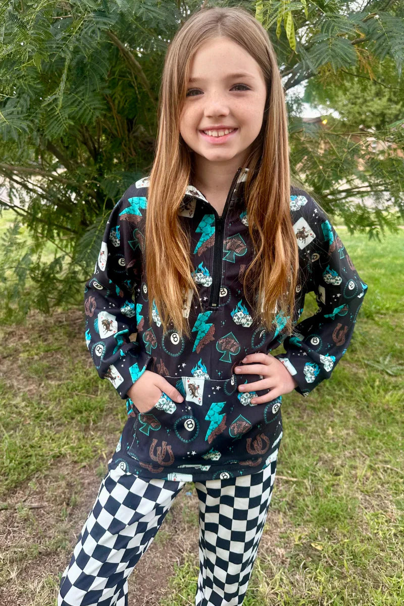 KIDS Sterling Kreek Cowgirl Charm Pullover