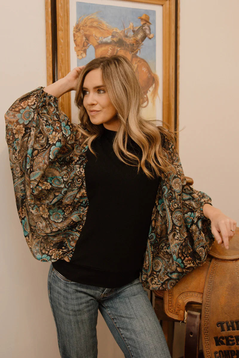 Sterling Kreek Paisley Dreams Top
