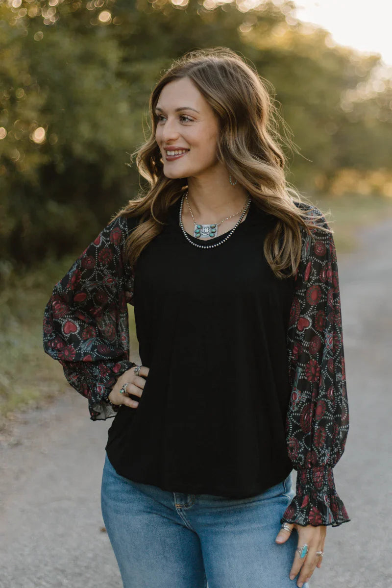 Sterling Kreek Pearls In December Top