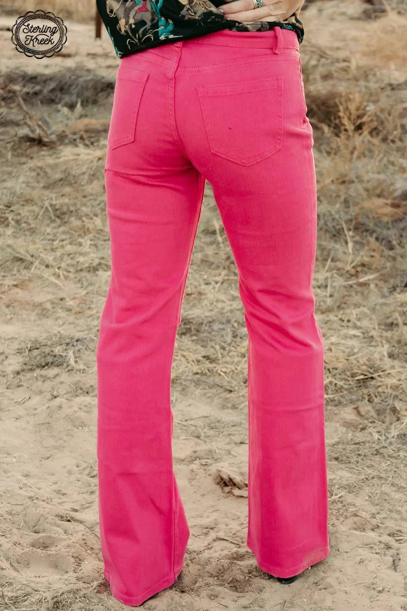 Walking West Denim PINK Long