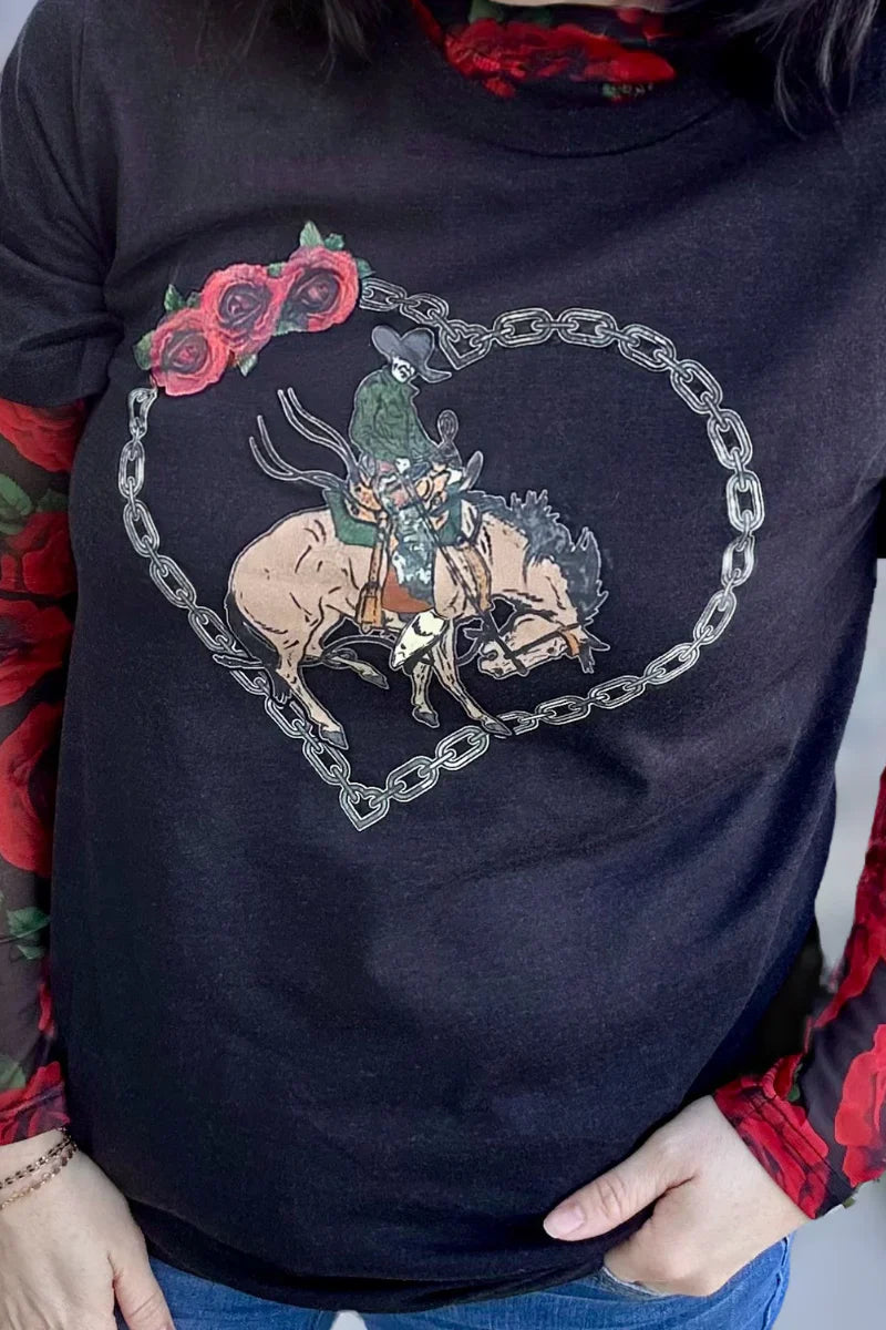 Sterling Kreek Rose of My Heart Tee*