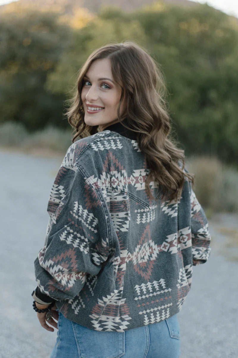 Sterling Kreek Sagebrush Spirit Bomber Jacket