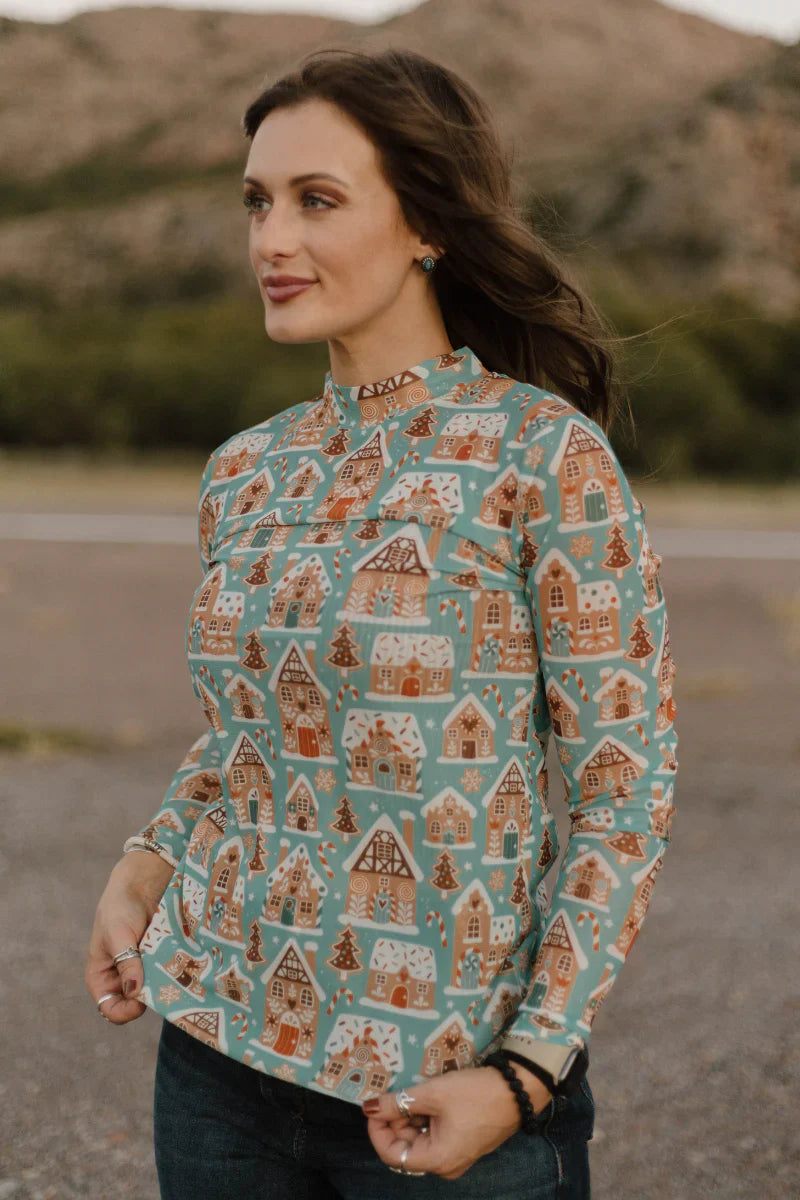 Wrangler's Wonderland Mesh Top*